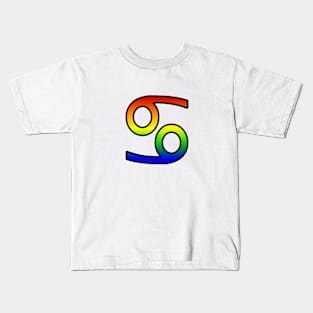 Cancer Rainbow Pride Symbol Kids T-Shirt